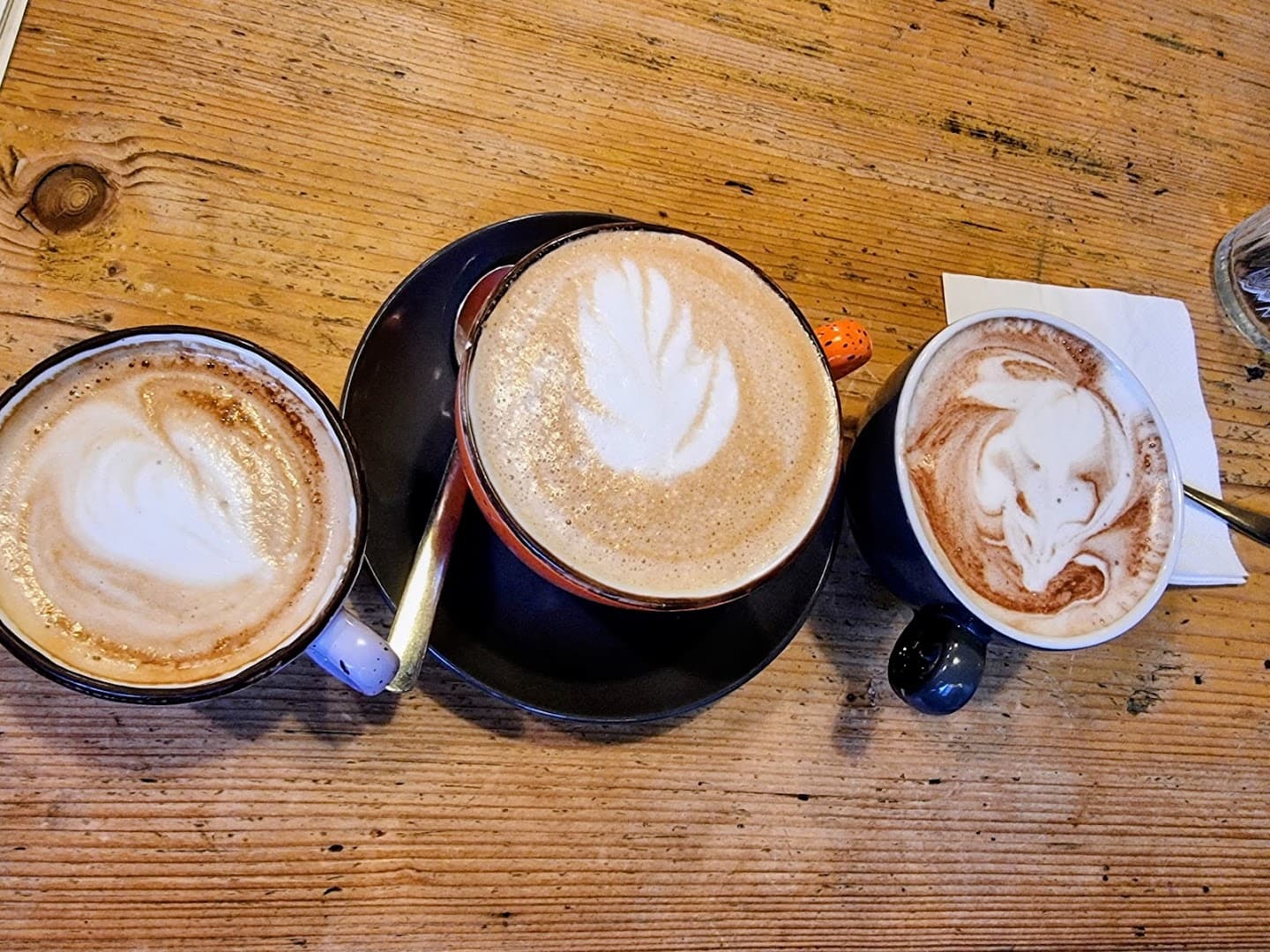 Coffee at Žižkavárna Cafe., specialty coffee shop in Prague