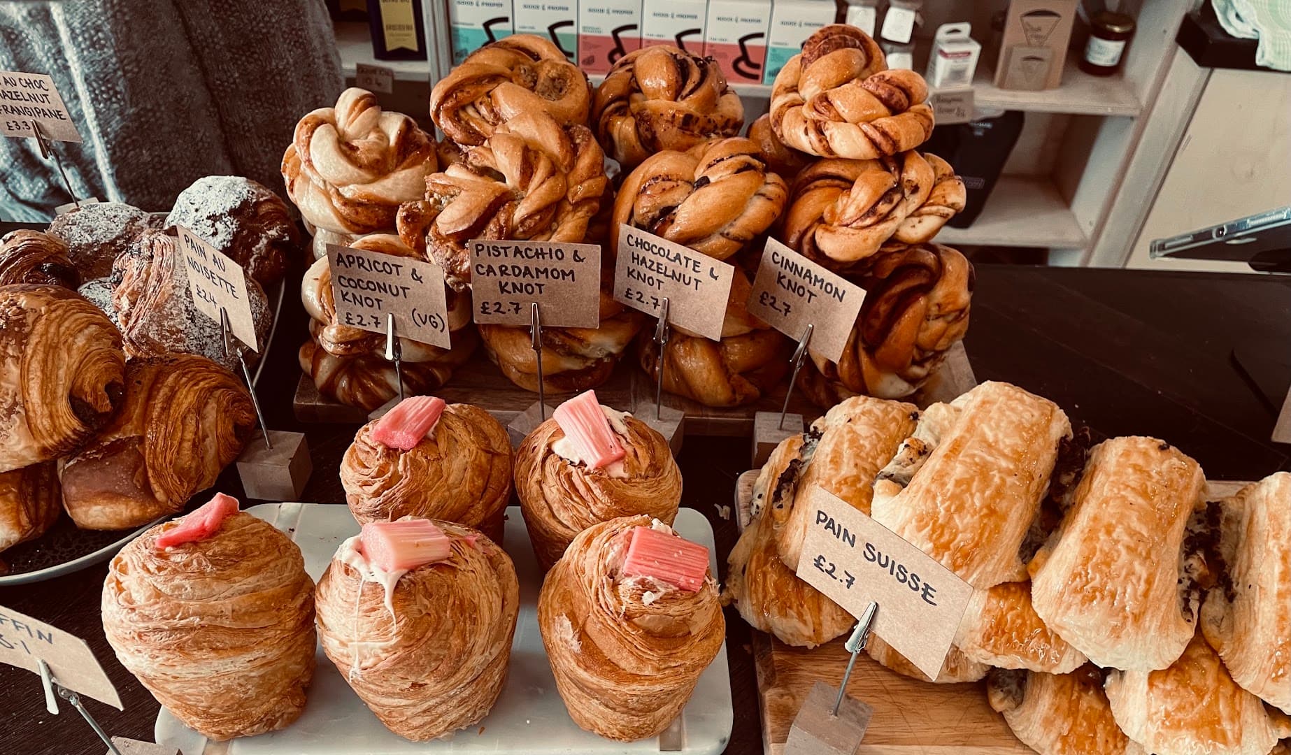 Food at Twelve Triangles, specialty coffee shop in Edinburgh