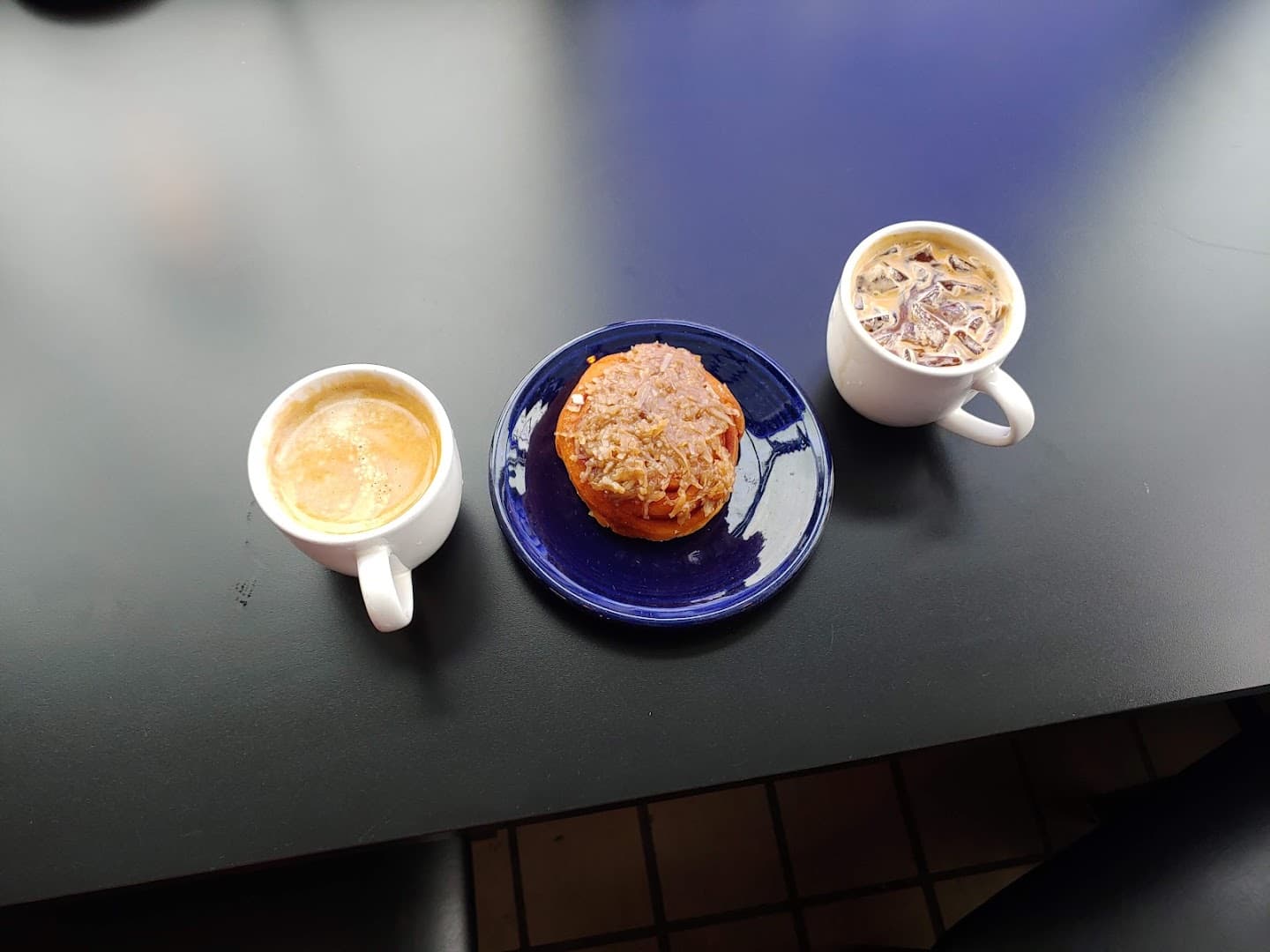 Coffee at Code Blu Coffee, specialty coffee shop in Minneapolis