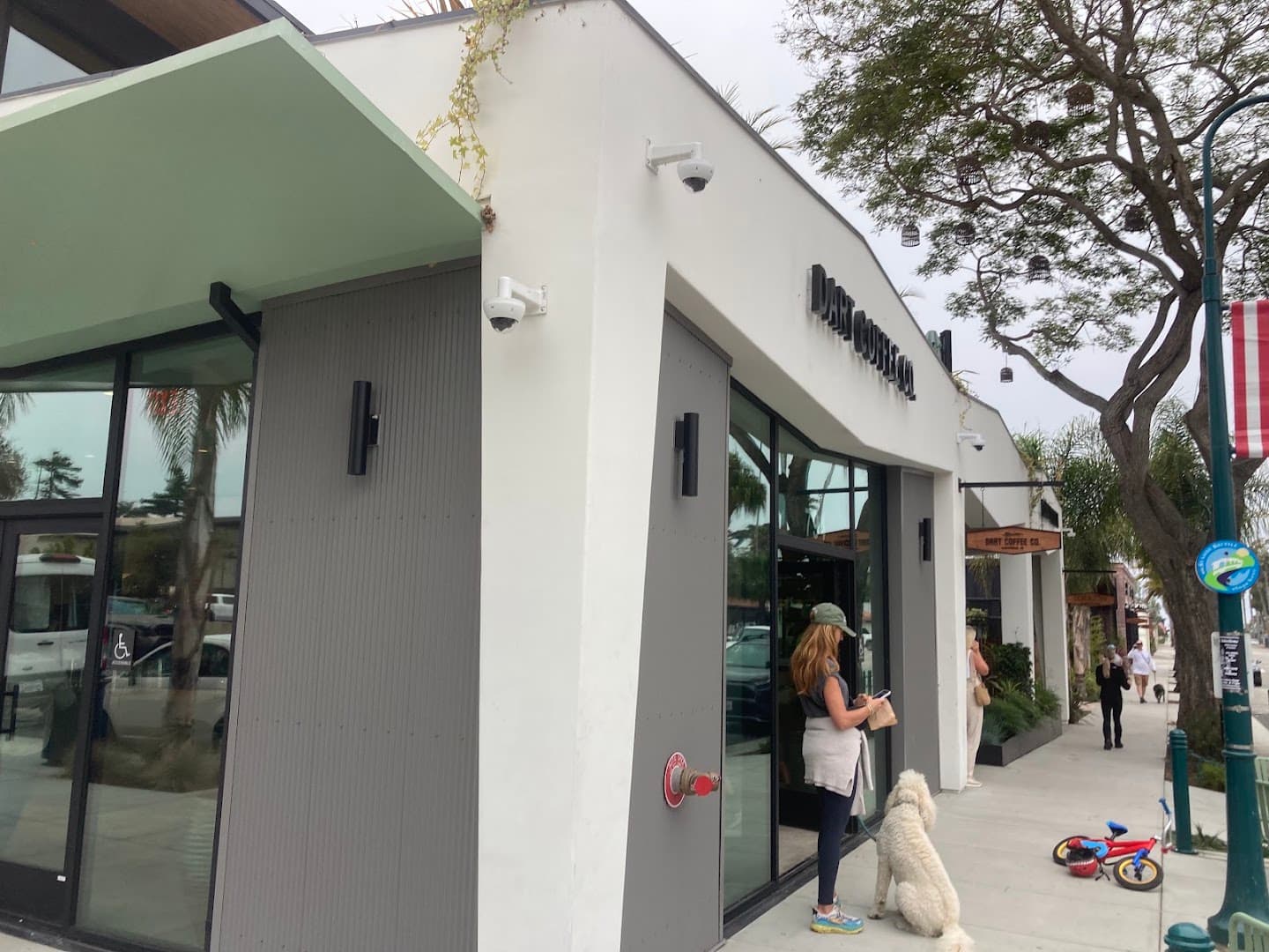 Storefront of Dart Coffee Co, specialty coffee shop in Santa Barbara
