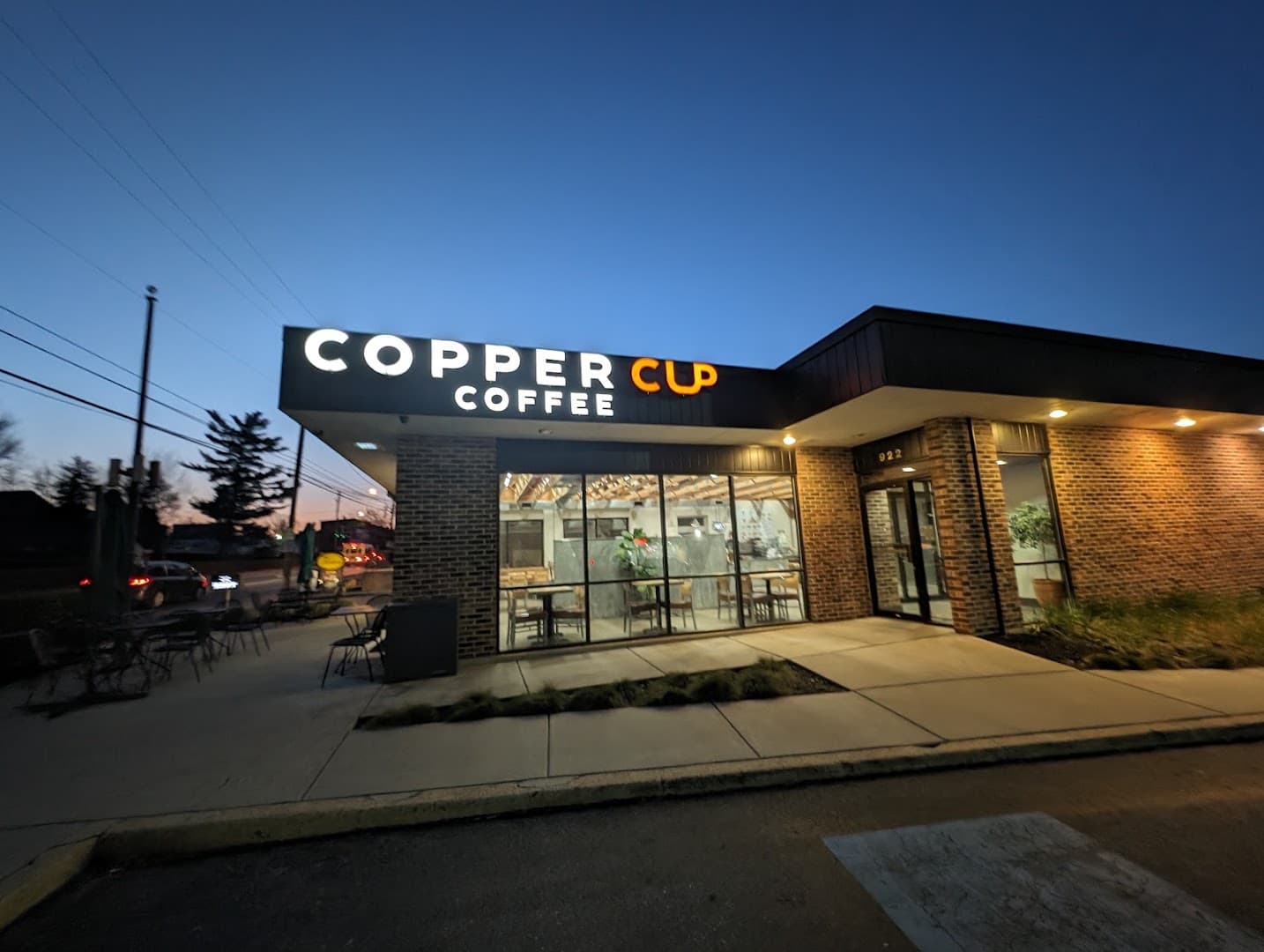 Storefront of Copper Cup Lancaster, specialty coffee shop in Lancaster