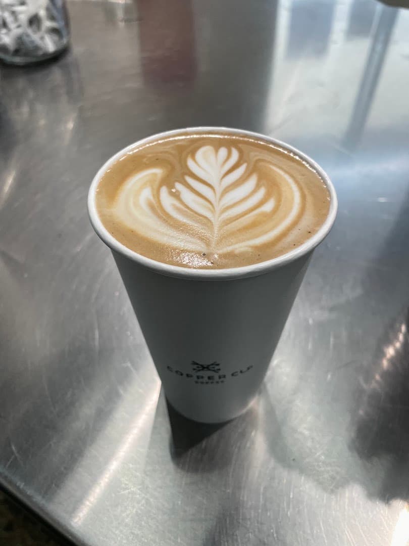 Coffee at Copper Cup Lancaster, specialty coffee shop in Lancaster