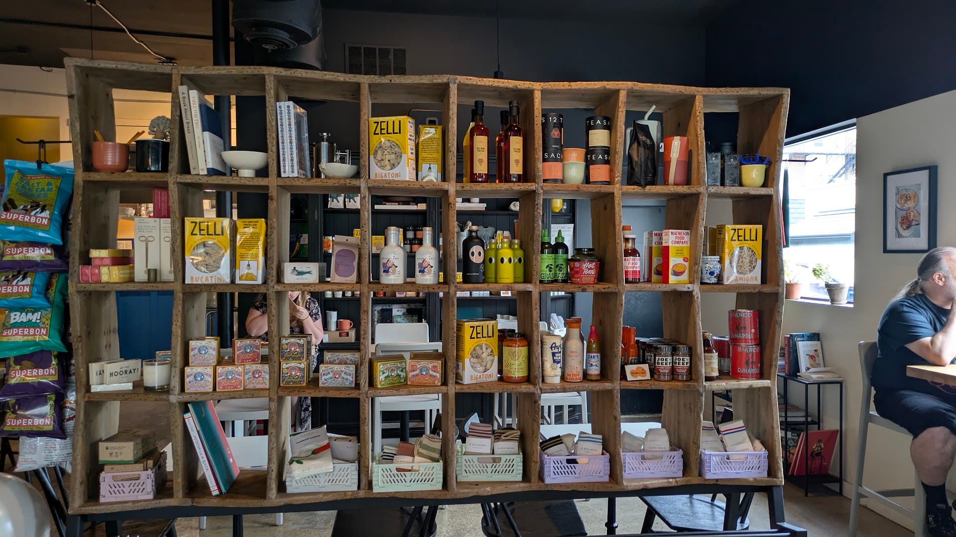 Interior of Pearson's, specialty coffee shop in Rochester