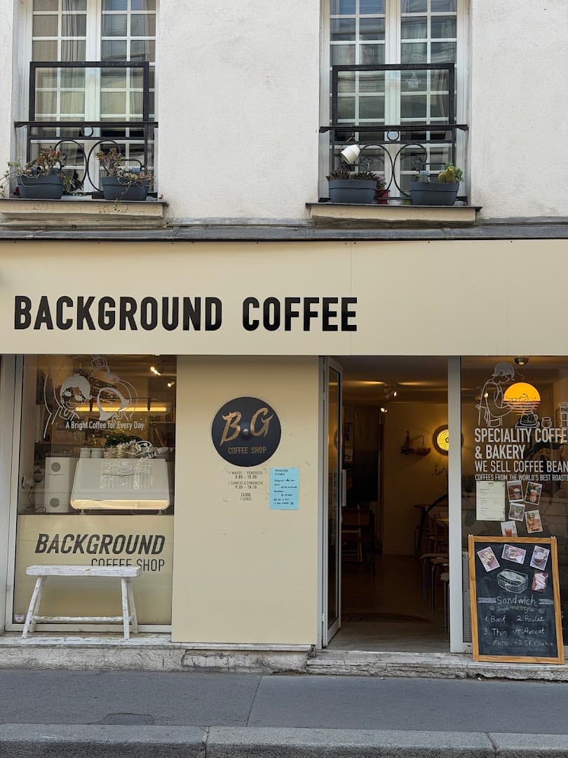 Background coffee — specialty coffee in Paris