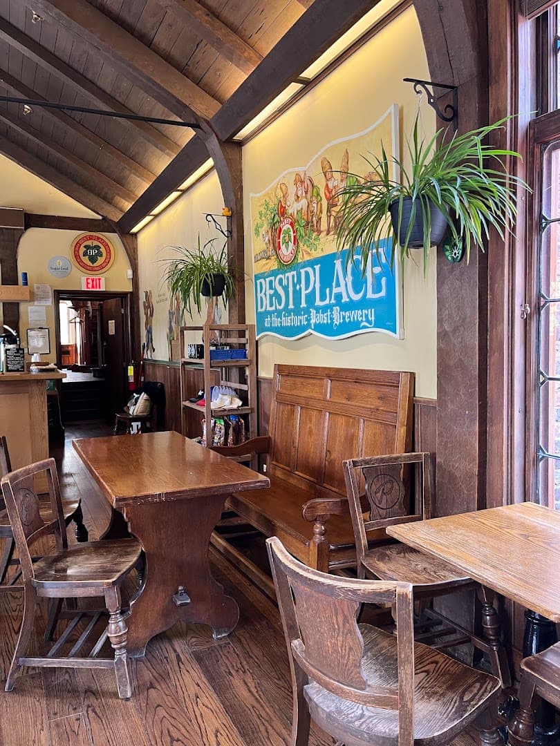 Interior of Best Place Coffee & Spirits, specialty coffee shop in Milwaukee