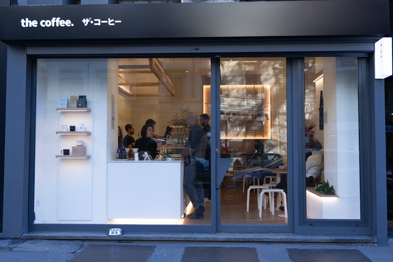 Storefront of The Coffee, specialty coffee shop in Milan