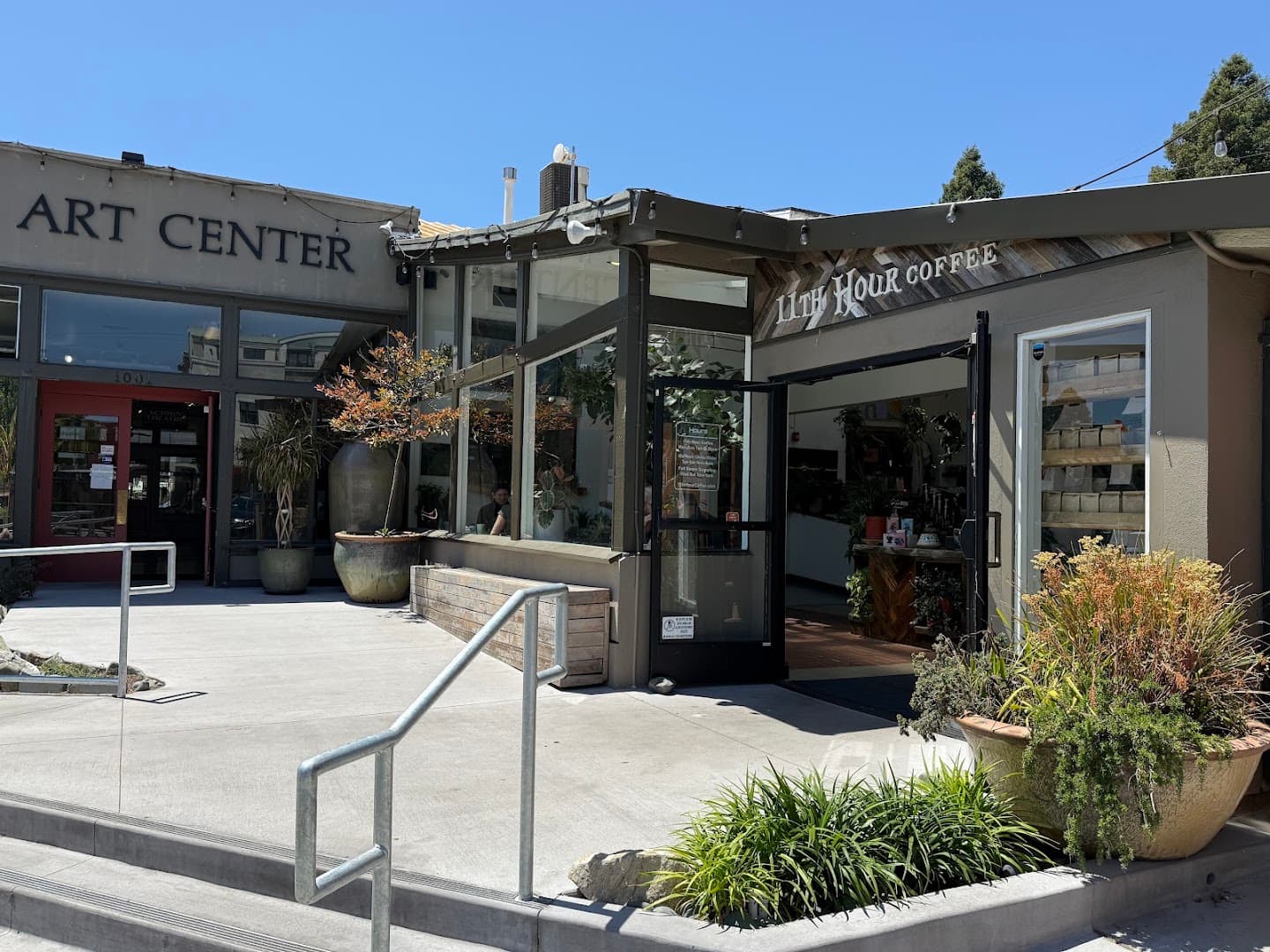 Storefront of 11th Hour Coffee, specialty coffee shop in Santa Cruz