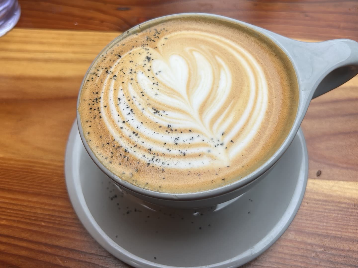 Coffee at 11th Hour Coffee, specialty coffee shop in Santa Cruz