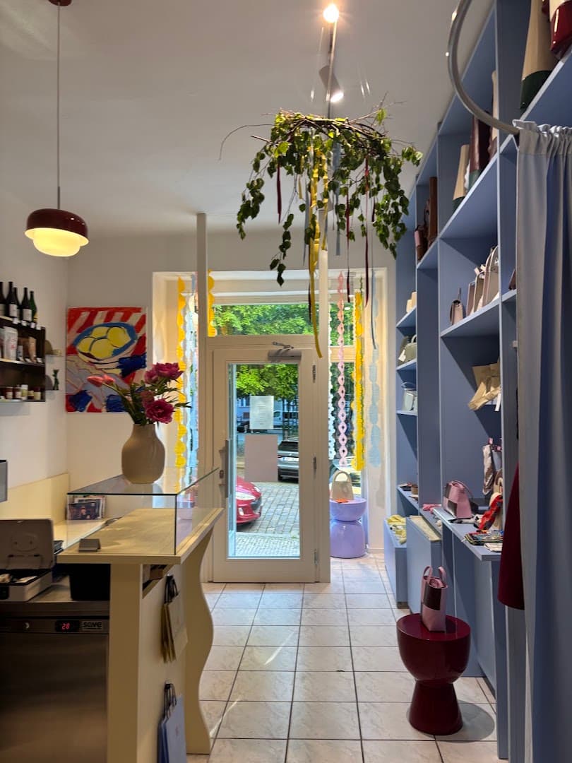 Interior of Ademi shop & café, specialty coffee shop in Prague