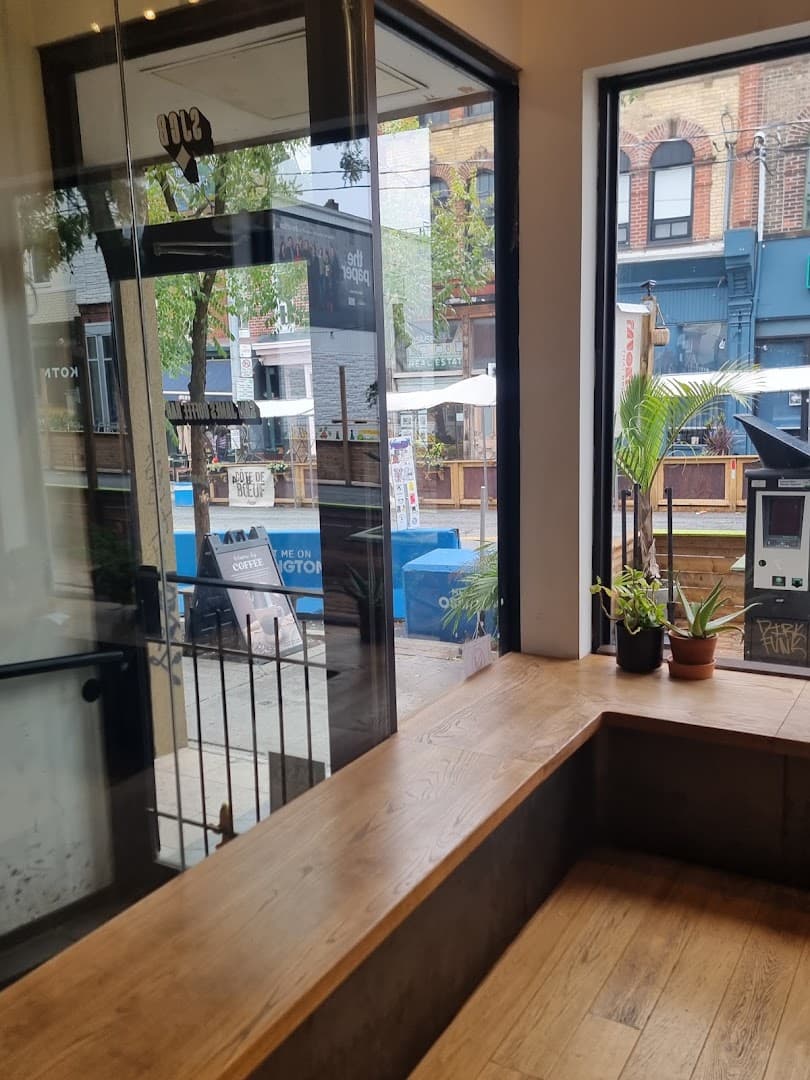 Interior of Sam James Coffee Bar OZ, specialty coffee shop in Toronto