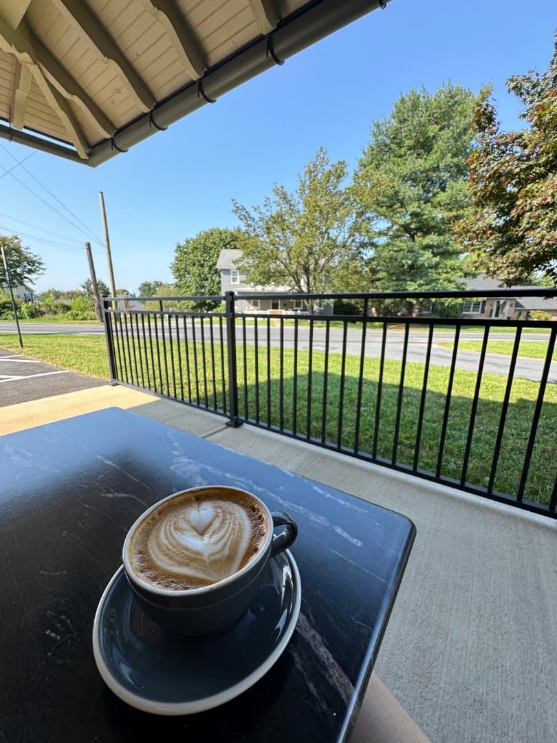 Coffee at Trolley Line Coffee, specialty coffee shop in Lancaster