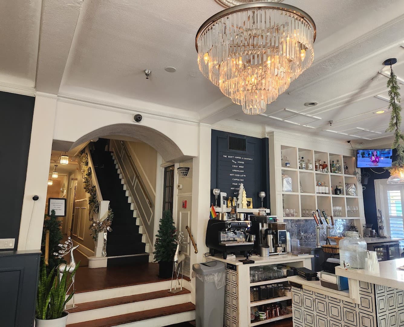 Interior of The Scott, specialty coffee shop in Tampa-St. Petersburg