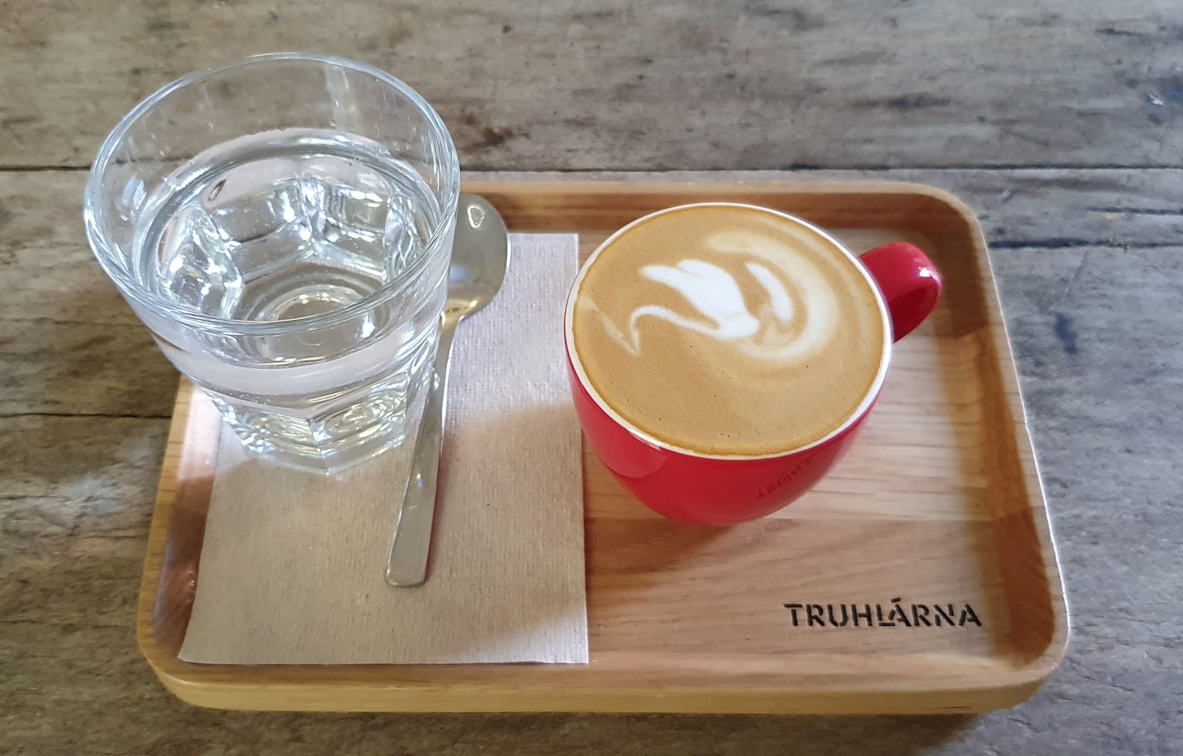 Coffee at Café Truhlárna, specialty coffee shop in Prague