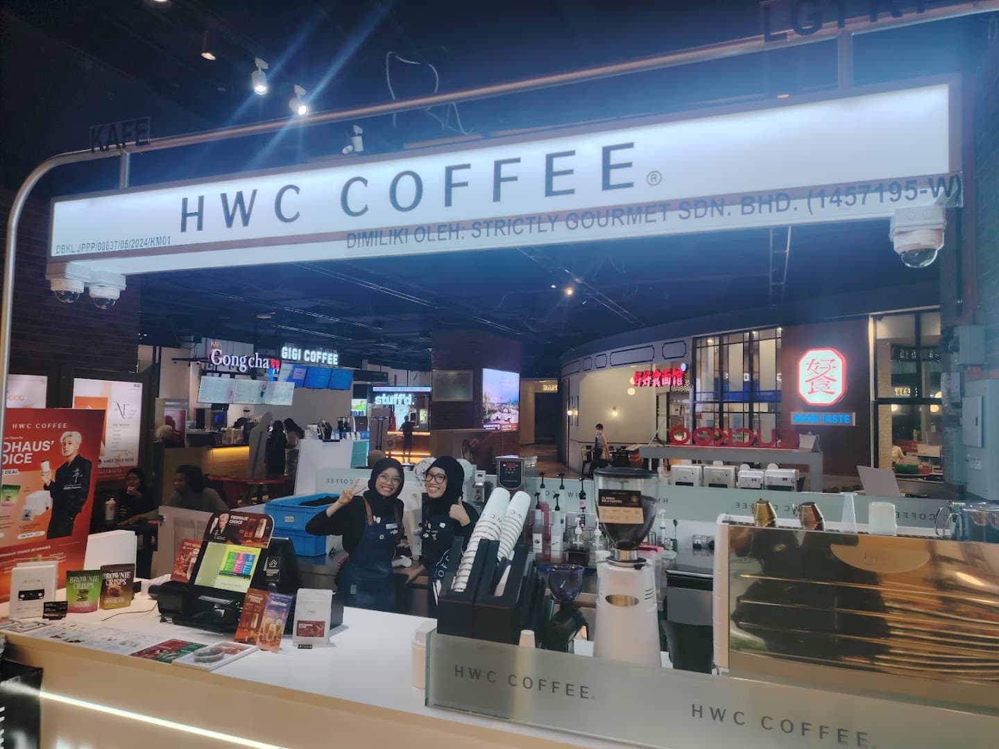HWC Coffee - KL Gateway Mall - specialty coffee shop in Kuala Lumpur