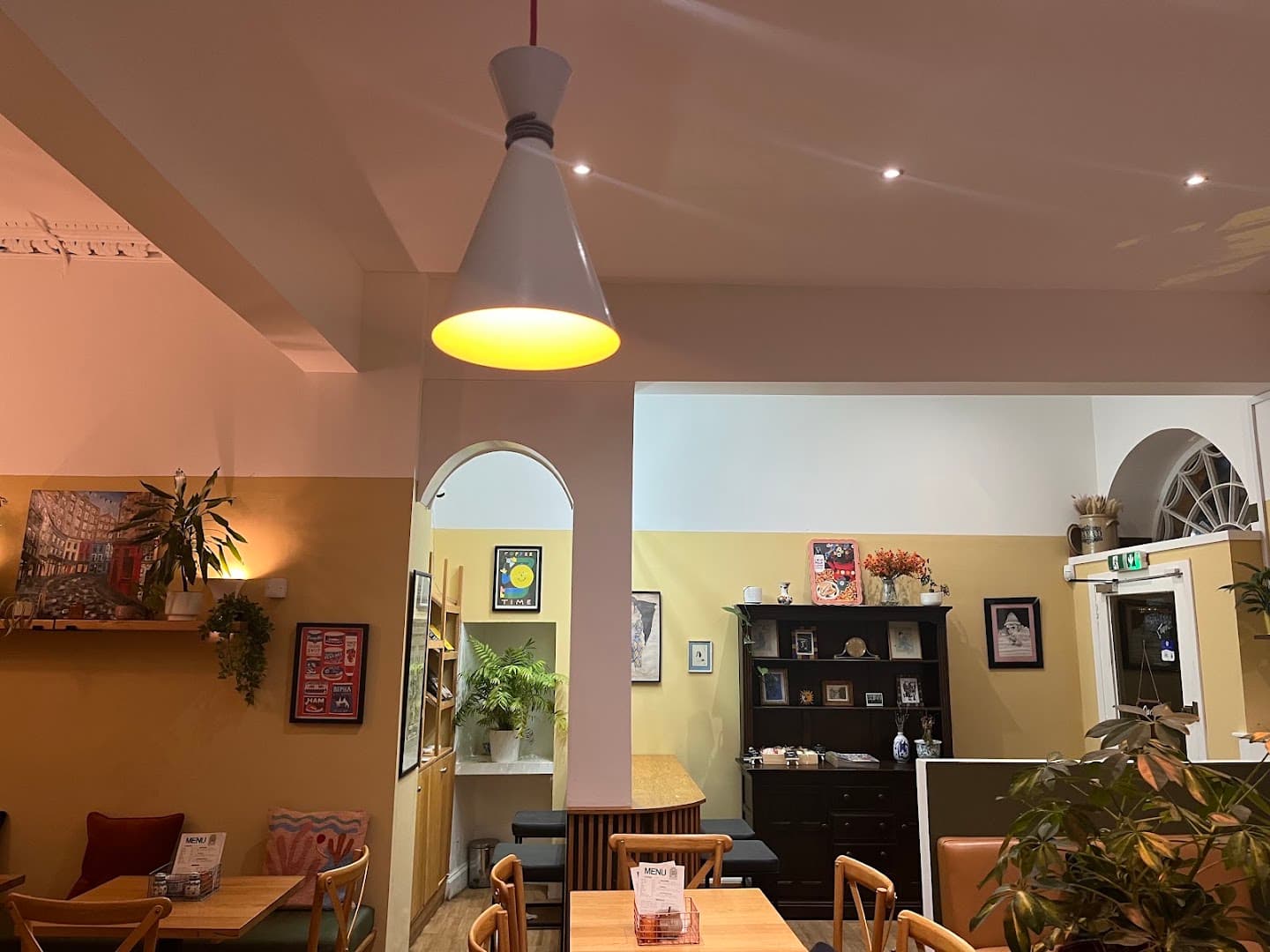 Interior of The Coffee Cabinet, specialty coffee shop in Edinburgh