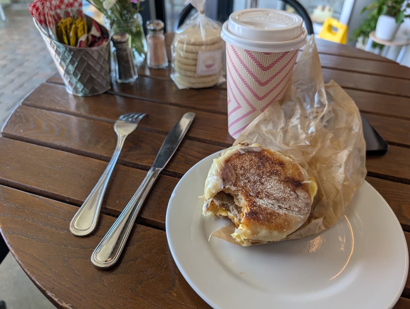 Coffee at Jeannine's Restaurant & Bakery, specialty coffee shop in Santa Barbara