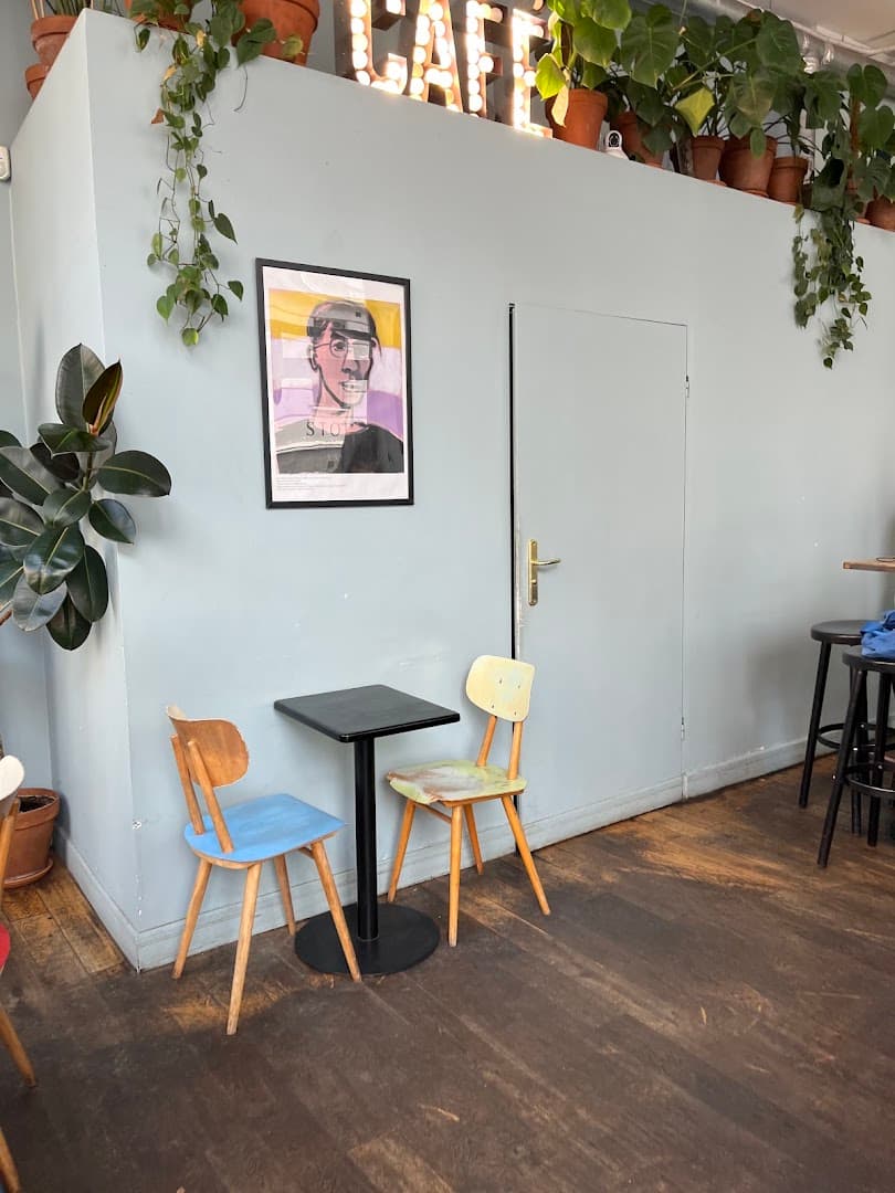 Interior of STOR Café, specialty coffee shop in Warsaw