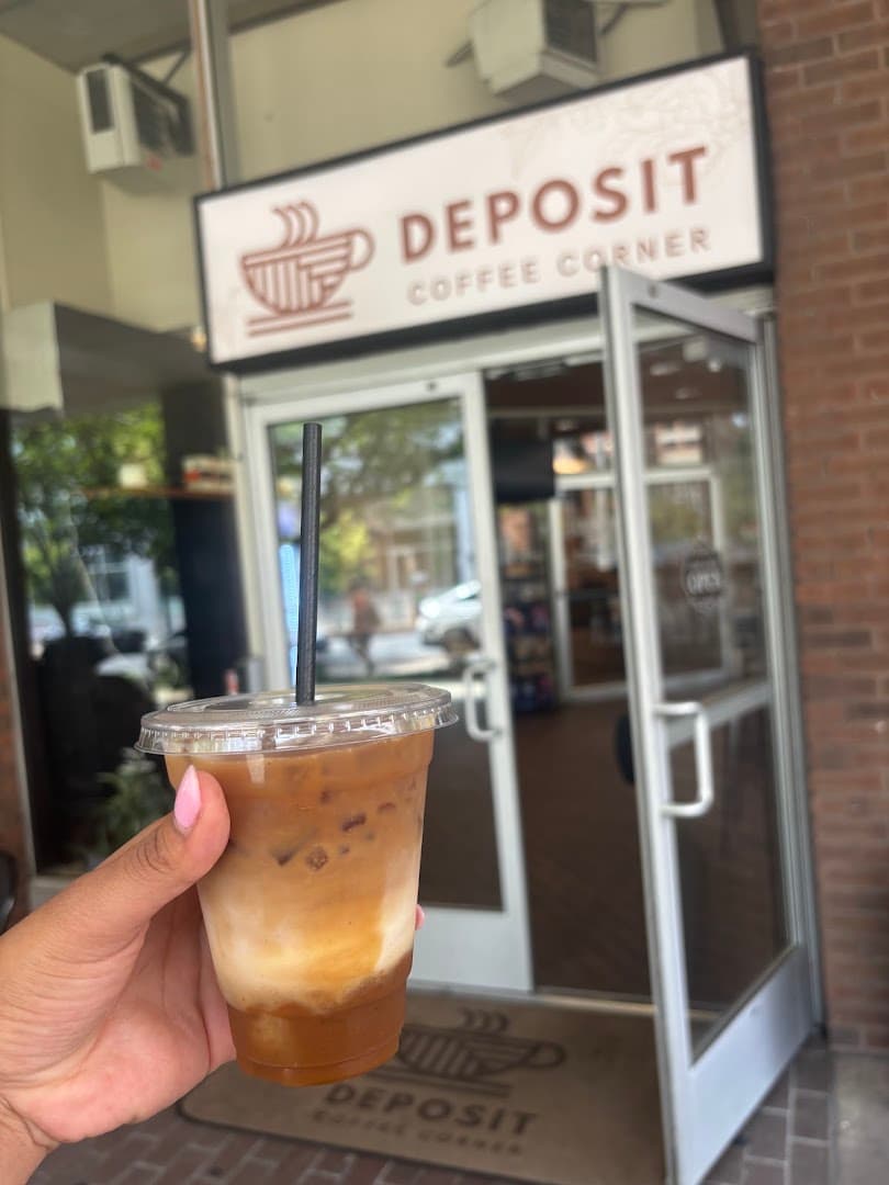 Coffee at Deposit Coffee Corner, specialty coffee shop in Lancaster