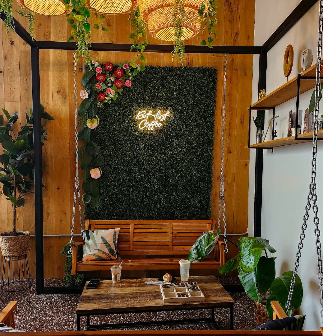 Interior of Penny's Coffee Shop, specialty coffee shop in Buffalo