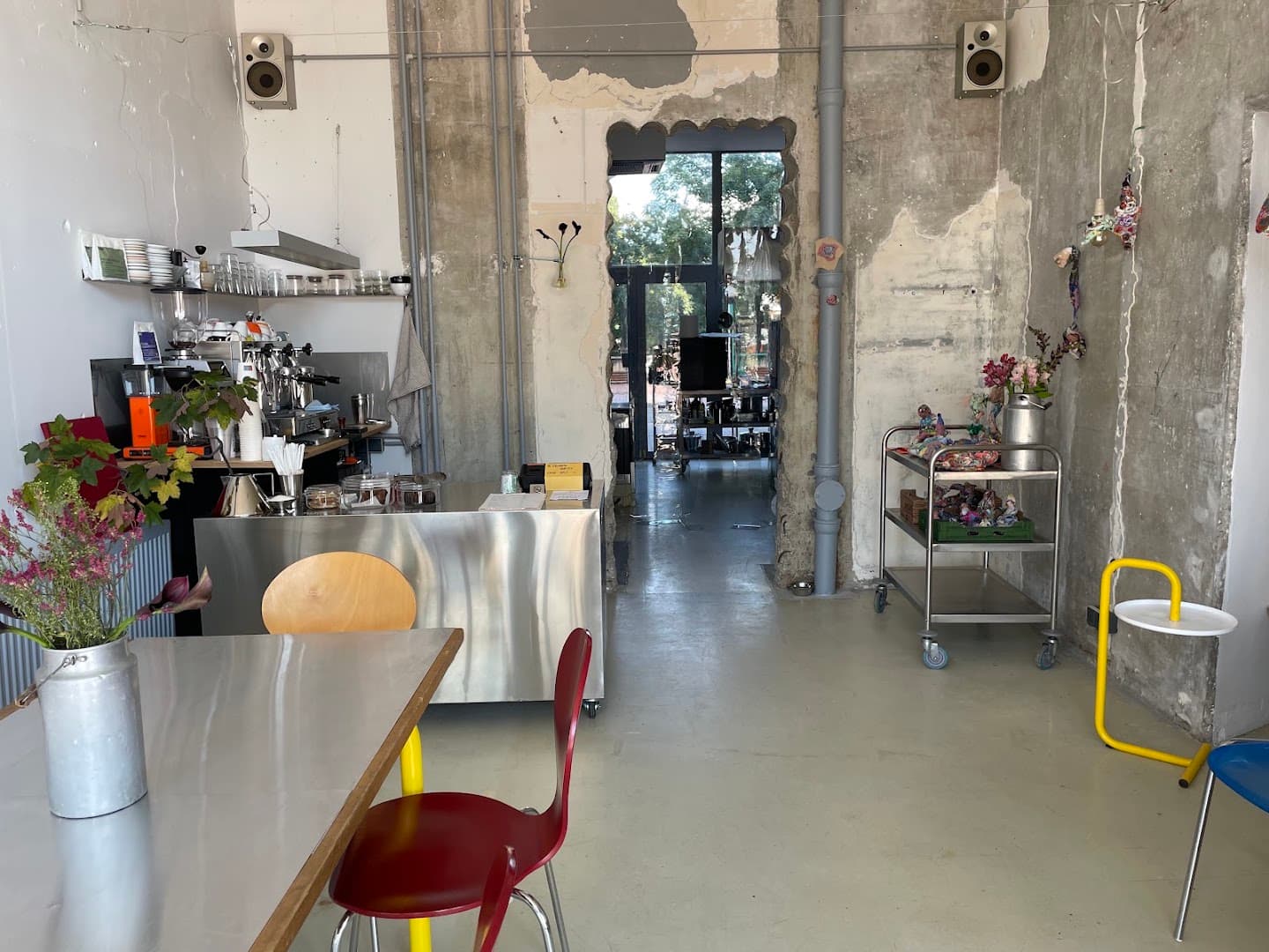Interior of ca.ca.fe, specialty coffee shop in Belgrade