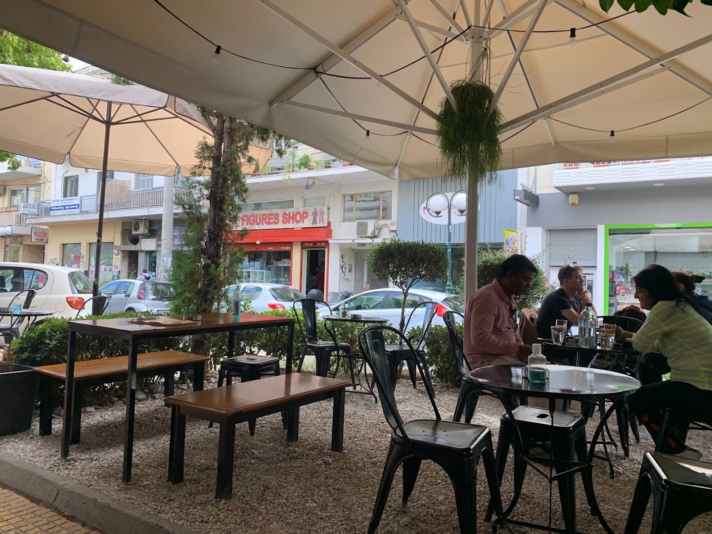 Storefront of Qahwa, specialty coffee shop in Athens