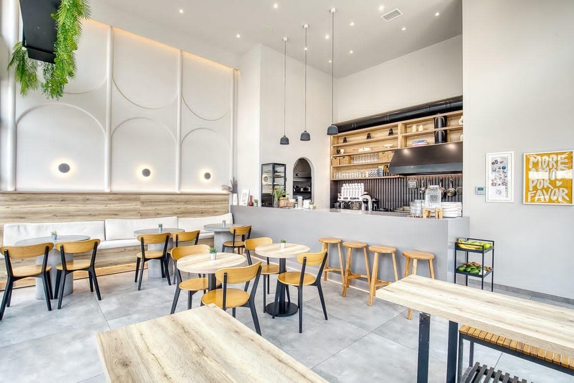 Interior of Mour Athens, specialty coffee shop in Athens