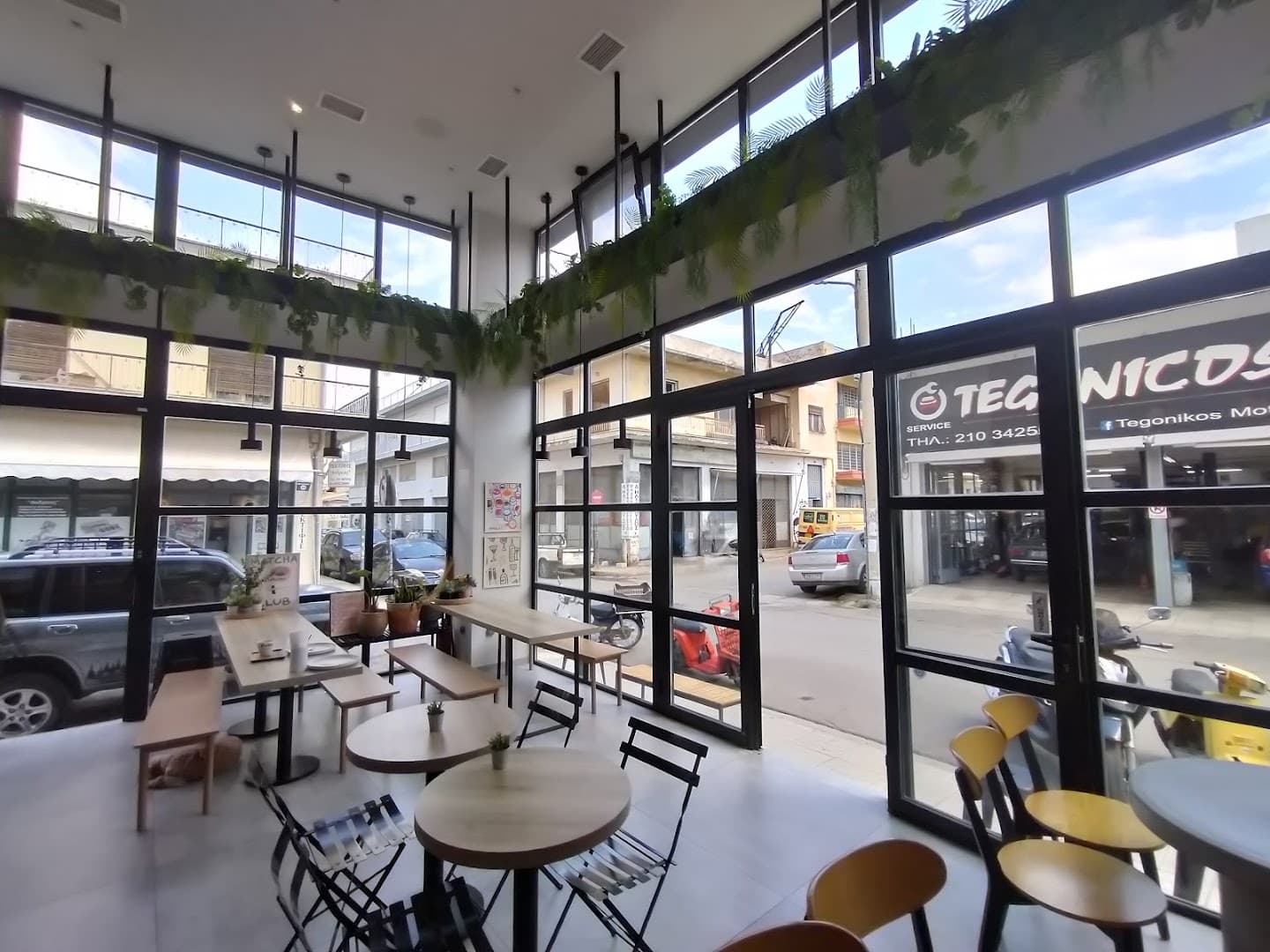 Interior of Mour Athens, specialty coffee shop in Athens