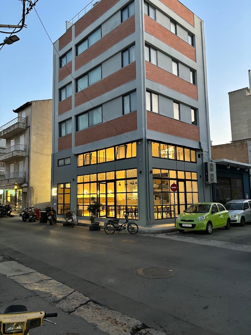 Storefront of Mour Athens, specialty coffee shop in Athens