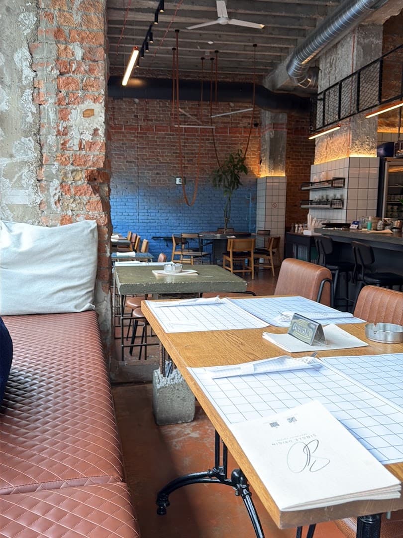 Interior of Single Origin, specialty coffee shop in Belgrade