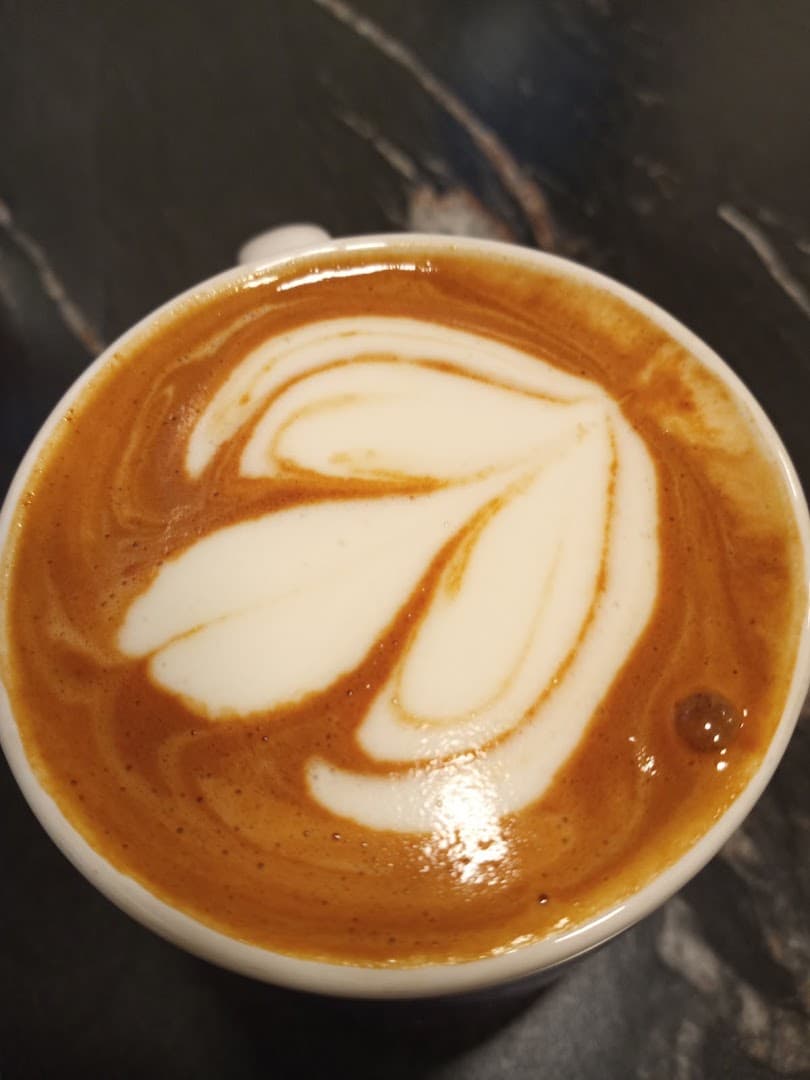 Coffee at Little Black Heart Coffee, specialty coffee shop in Buffalo