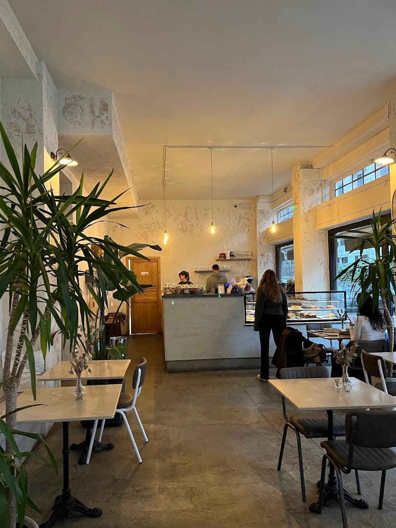 Interior of SISU., specialty coffee shop in Milan