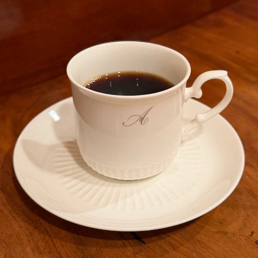 Coffee at Coffea Arabica, specialty coffee shop in Tokyo