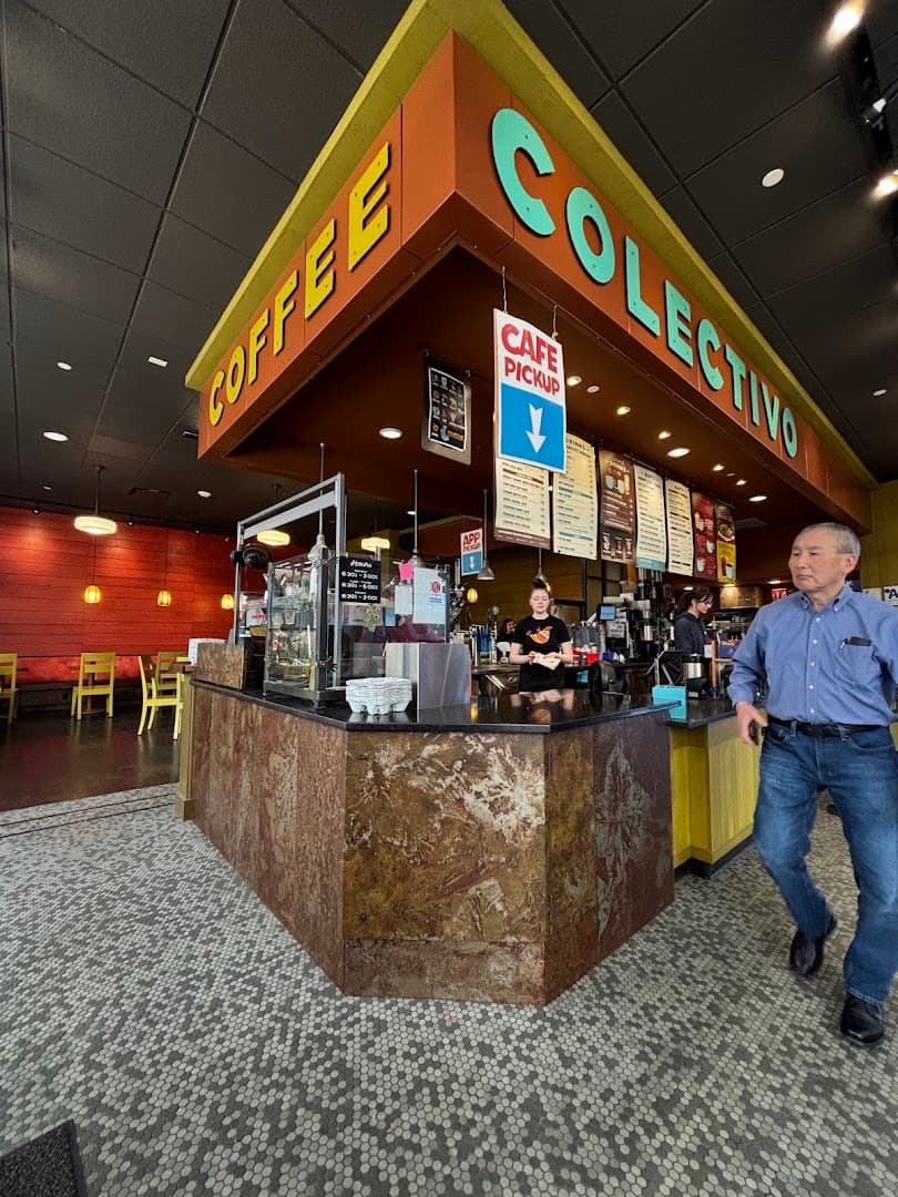 Interior of Colectivo Coffee US Bank, specialty coffee shop in Milwaukee