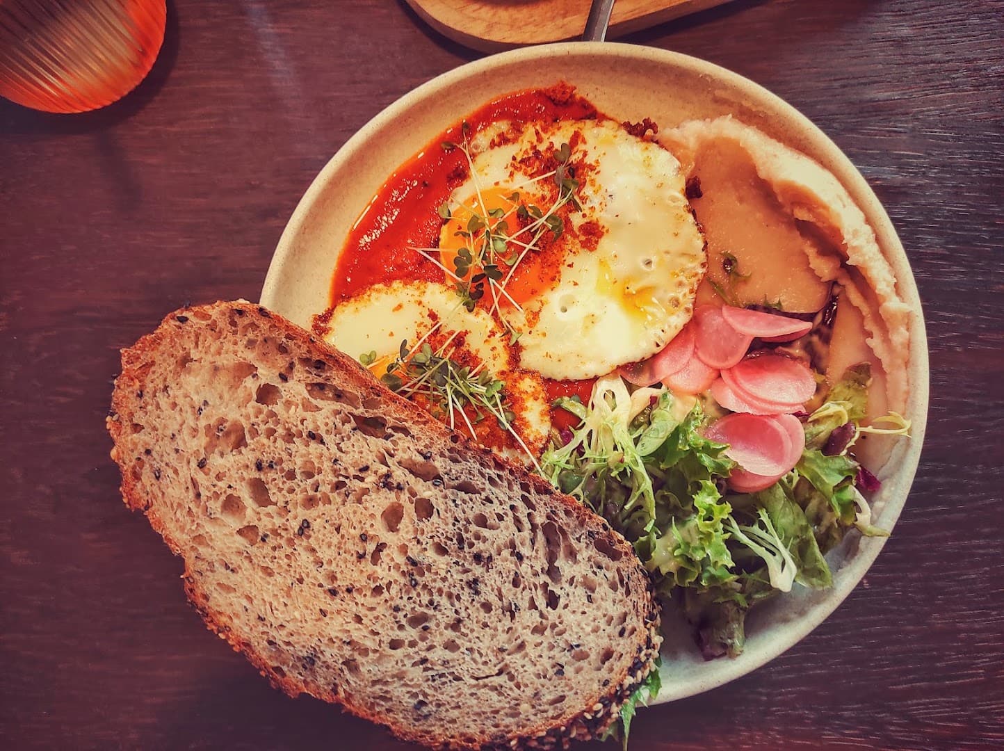 Food at Srnky Americká, specialty coffee shop in Prague