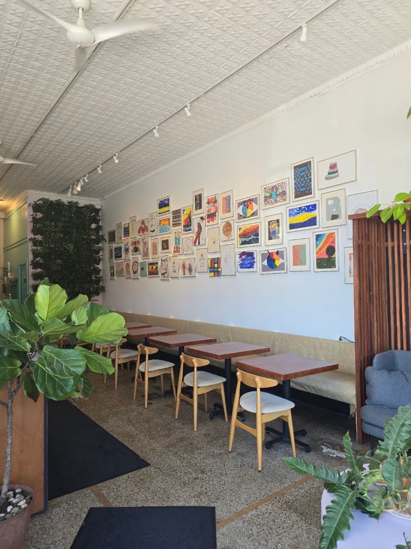 Interior of SK Coffee: Whittier, specialty coffee shop in Minneapolis