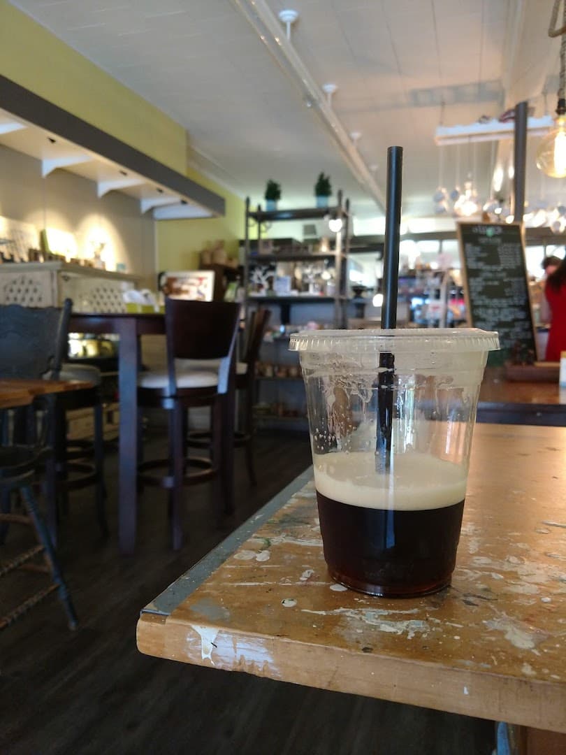 Coffee at Olive's Mud Puddle, specialty coffee shop in Charlotte
