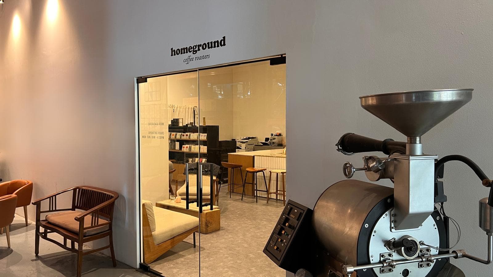 Homeground Coffee Roasters - specialty coffee shop in Singapore