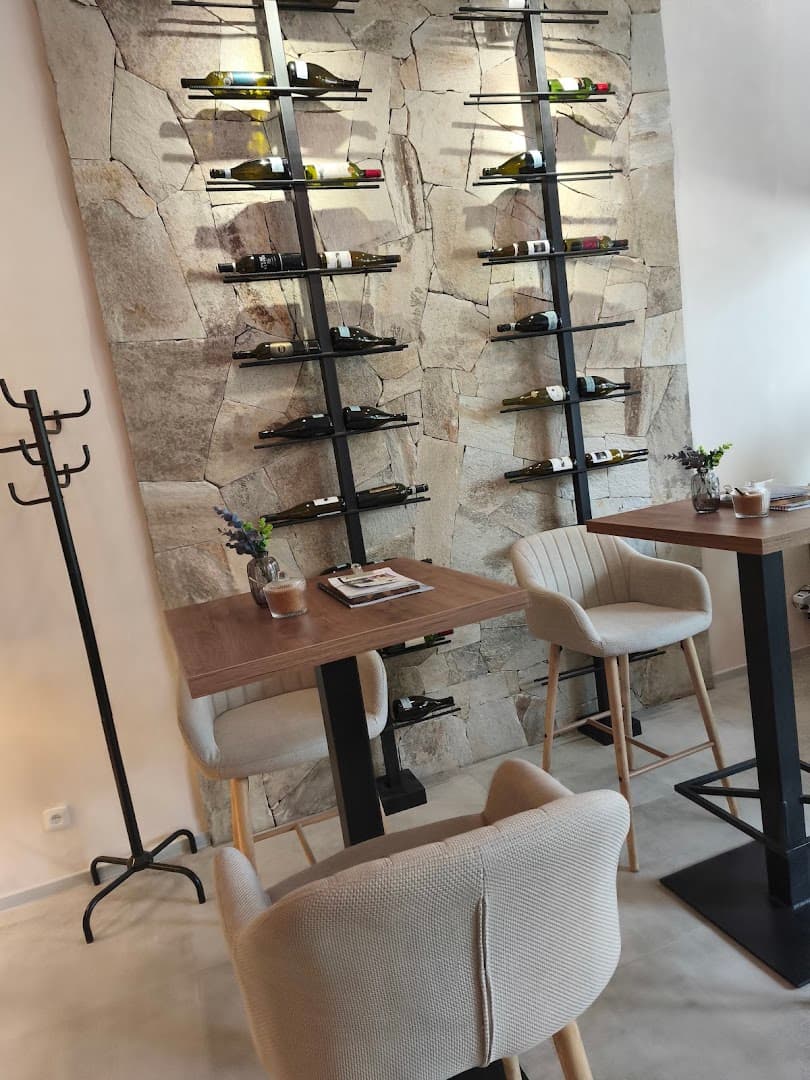 Interior of Hábovka Café & Víno, specialty coffee shop in Prague