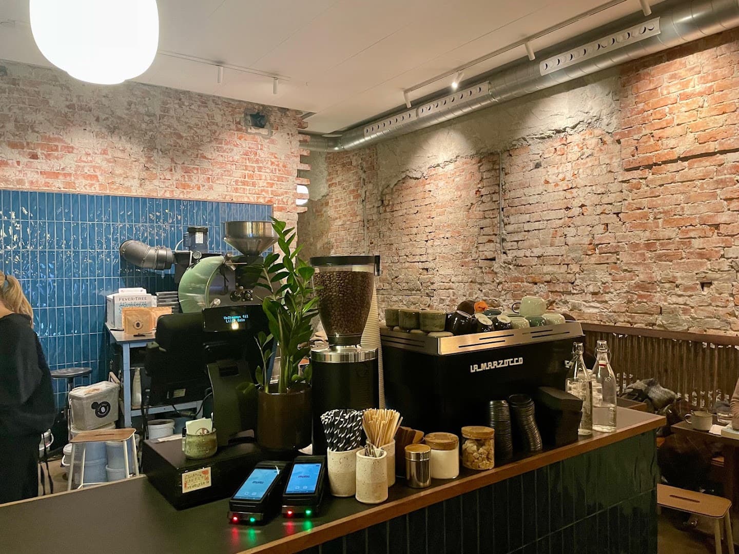 Interior of Lille Oslo Kaffebrenneri, specialty coffee shop in Oslo