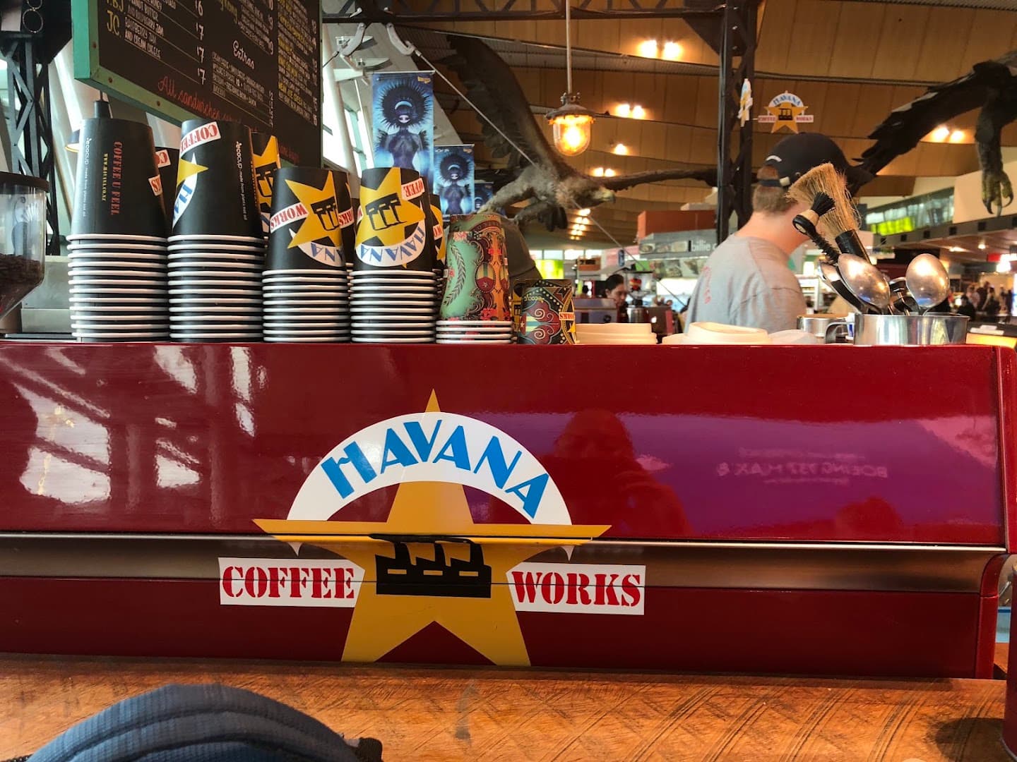 Interior of Best Ugly Bagels, specialty coffee shop in Wellington