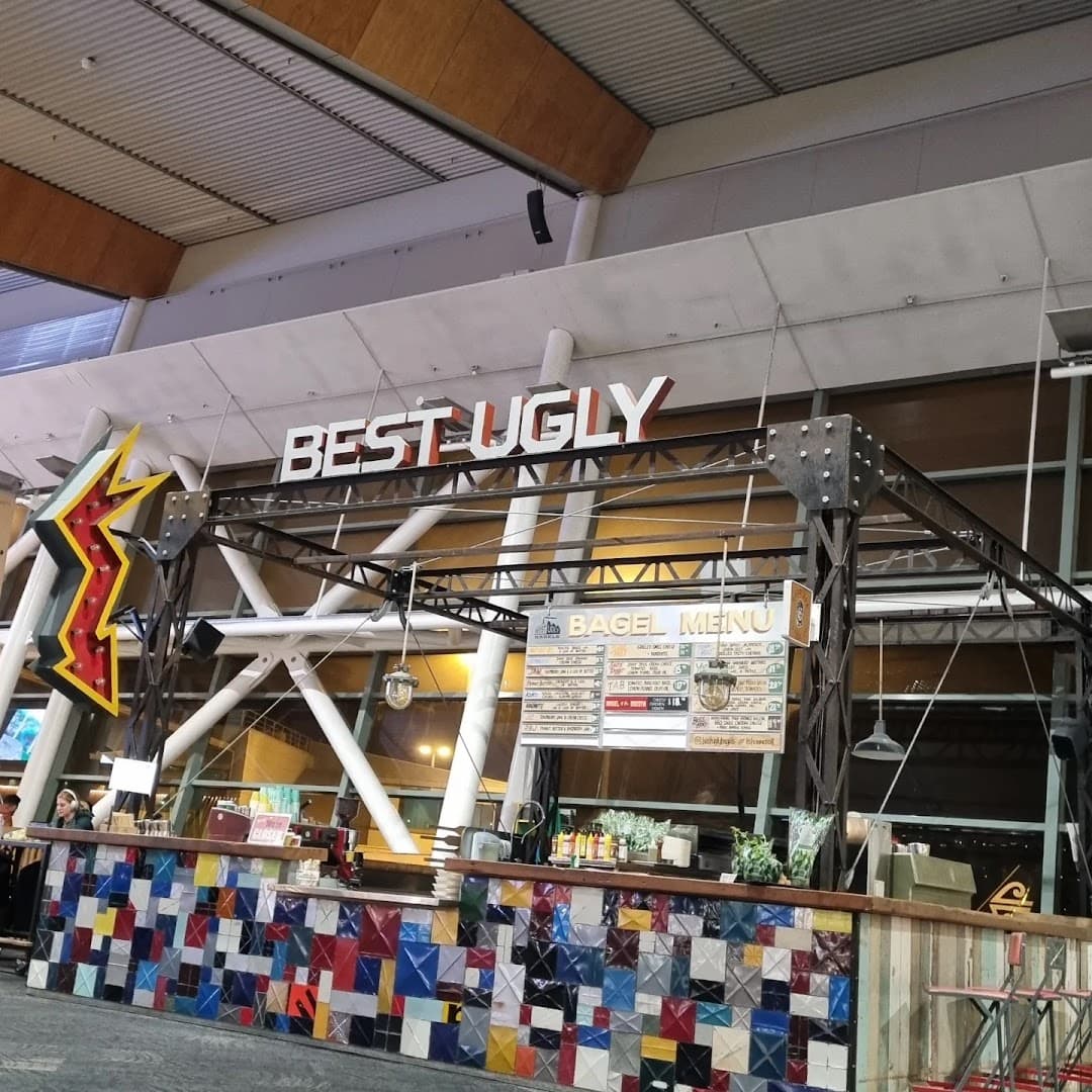 Storefront of Best Ugly Bagels, specialty coffee shop in Wellington