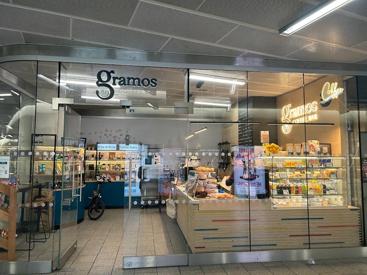 Gramos Coffee Bar (underground, sub-level -1) specialty coffee shop in London - photo 5