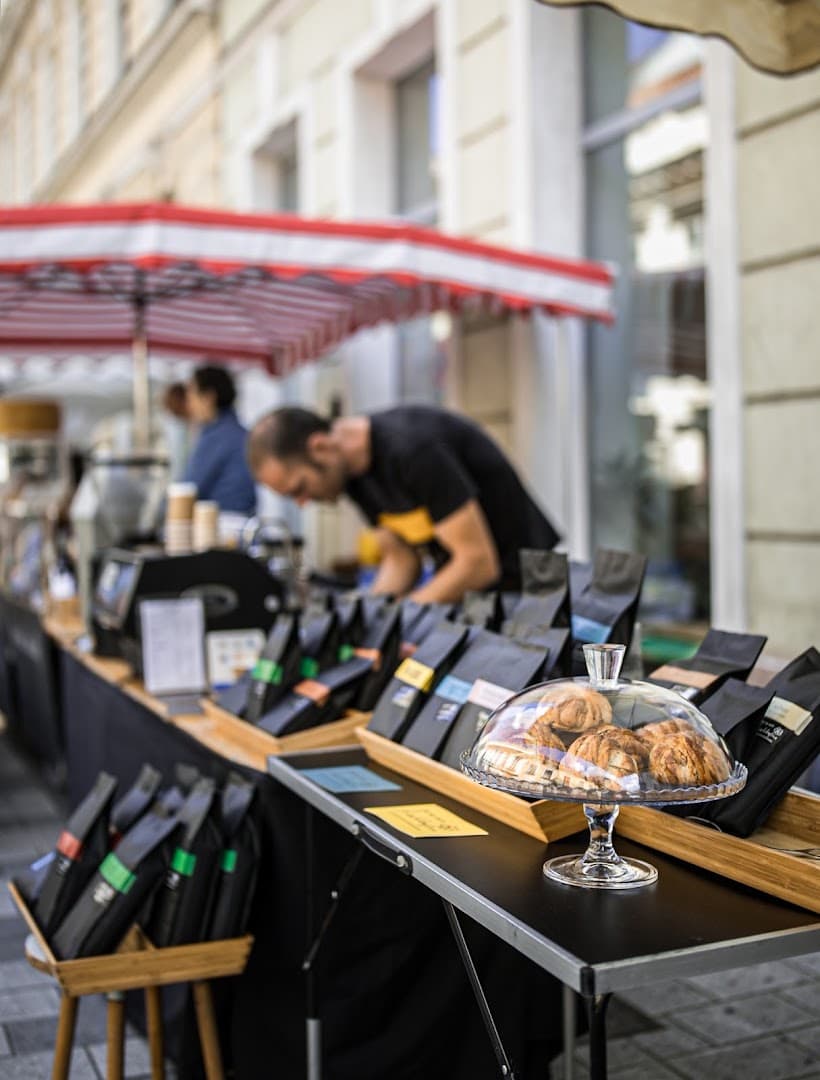 prem frischkaffee Marktstand - specialty coffee shop in Josefstadt