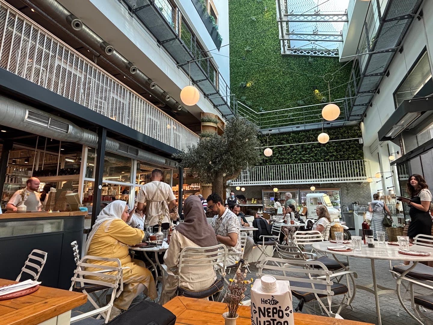 Interior of ERGON House Athens, specialty coffee shop in Athens