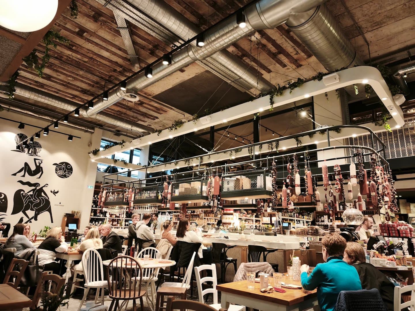 Interior of ERGON House Athens, specialty coffee shop in Athens