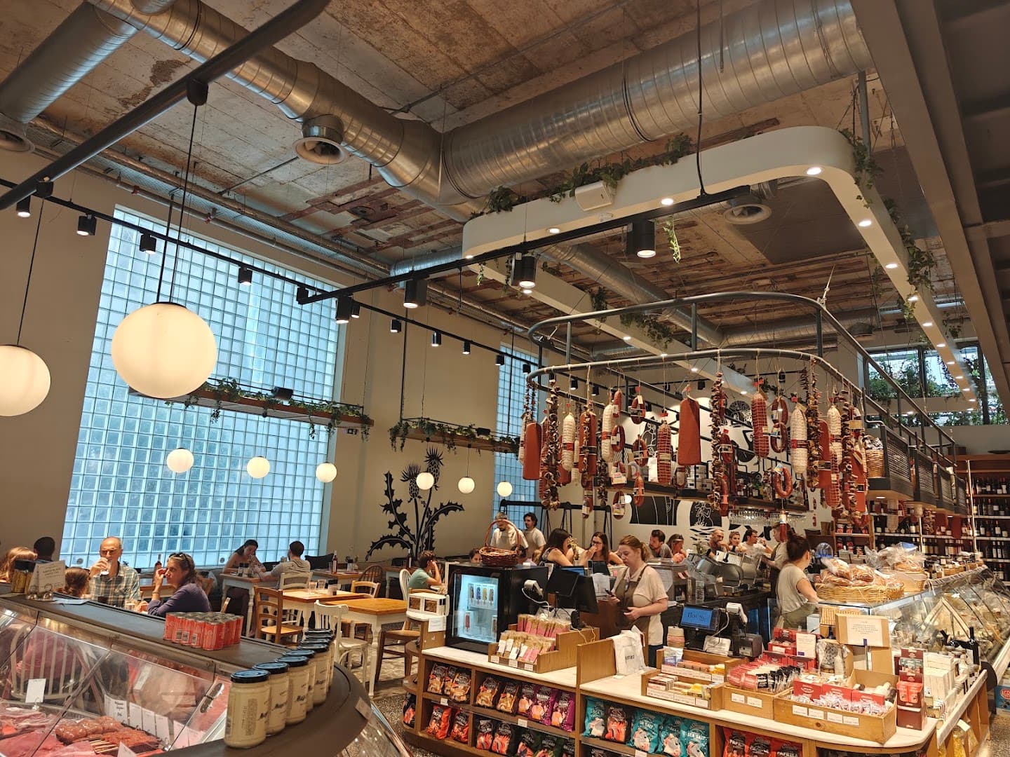 Interior of ERGON House Athens, specialty coffee shop in Athens