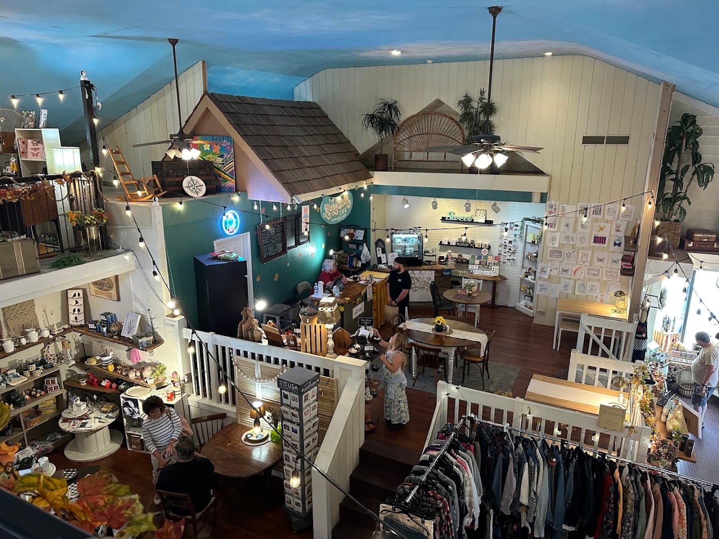 Interior of Groovy Bean Café, specialty coffee shop in Lancaster