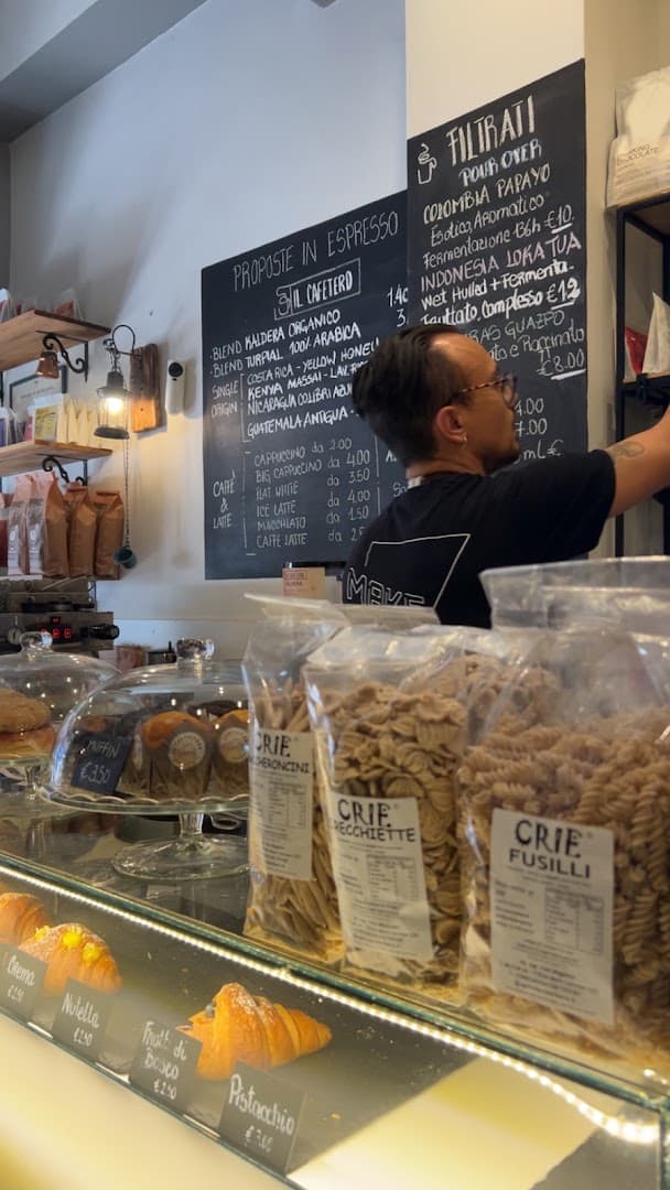 Interior of Il Cafetero Specialty Coffee Milan, specialty coffee shop in Milan