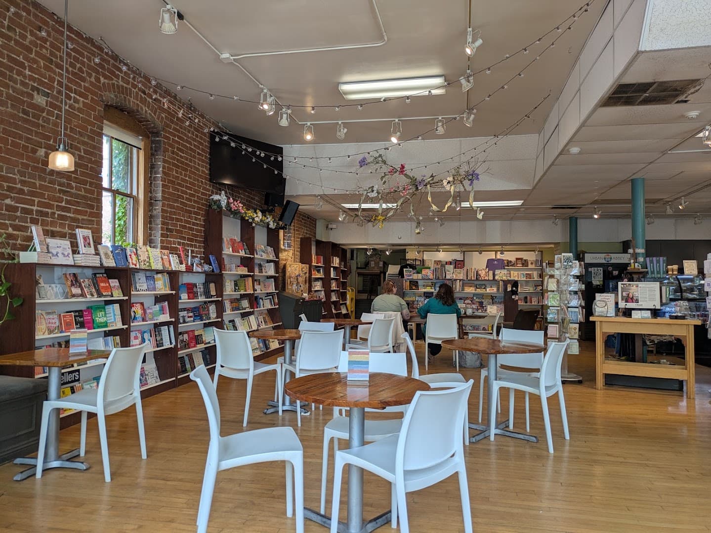 Interior of Urban Abbey, specialty coffee shop in Omaha