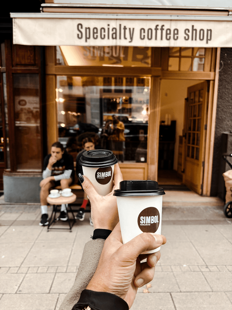 Storefront of Simbol specialty coffee shop, specialty coffee shop in Belgrade
